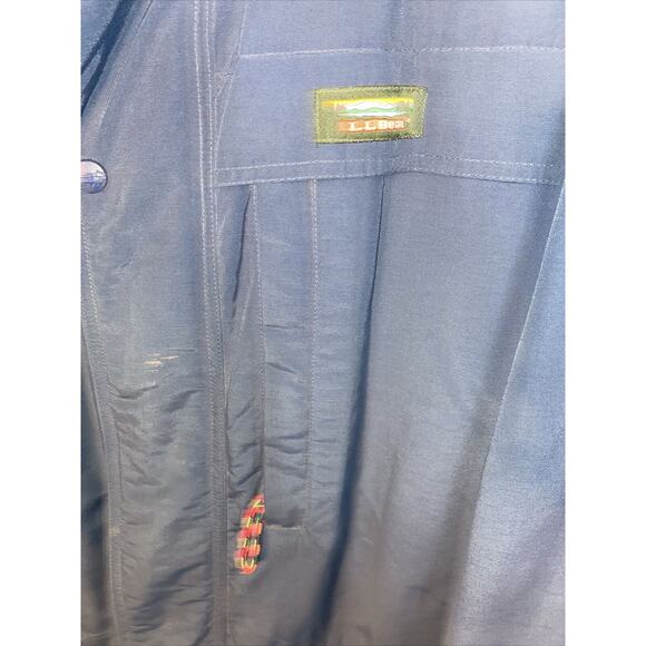 L.L. Bean Nylon Jacket coat men tall Large Vintage - Picture 2 of 8